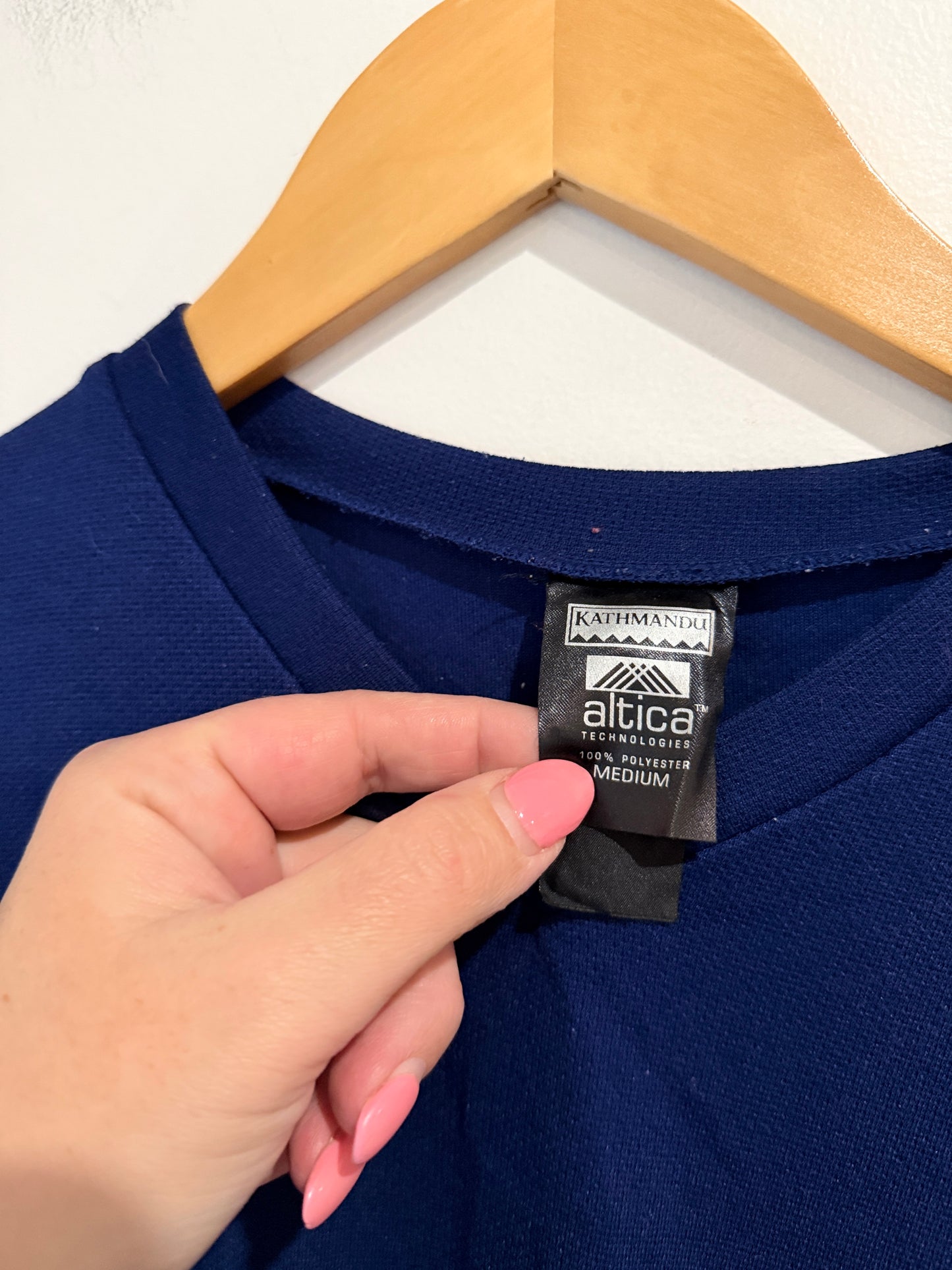 Kathmandu Altica Long Sleeve Base Layer Top Blue - Size M