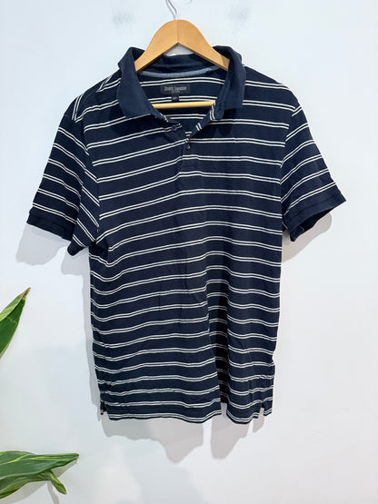 Just Jeans Striped Polo Shirt - Size L