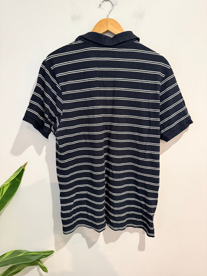 Just Jeans Striped Polo Shirt - Size L