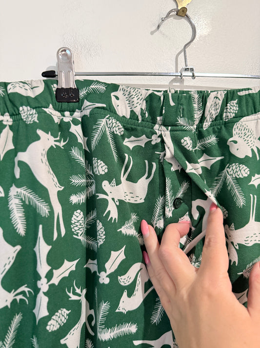 Men’s Woodland Christmas Print Lounge / Pants - 90cm Waist