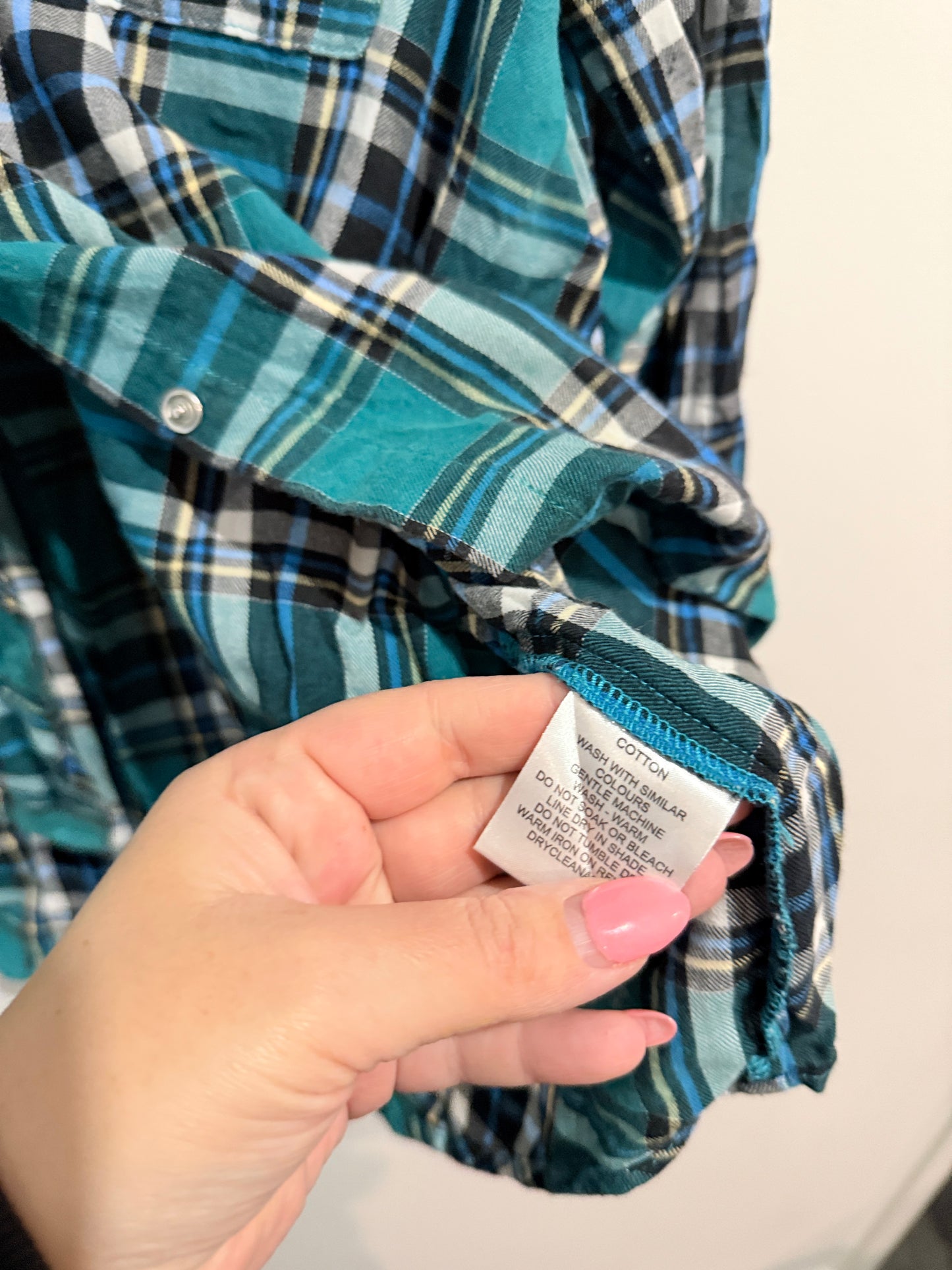 Plaid Flannel Shirt - 59cm u/arm
