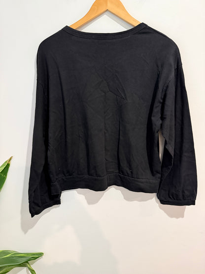 S.Y Long Sleeve Top Black - Size 1 / 55cm u/arm