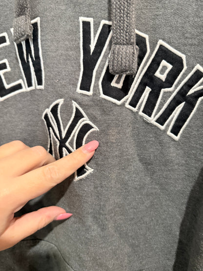 Majestic New York Yankees Hoodie Grey - M (marks)