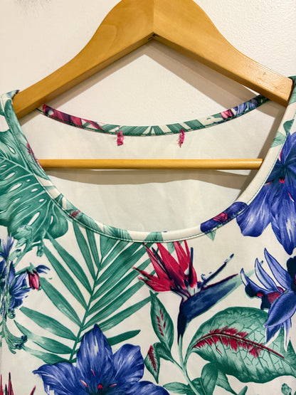 Cut Label Tropical Floral Print Dress - 48cm u/arm