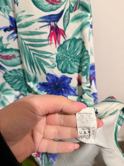 Cut Label Tropical Floral Print Dress - 48cm u/arm