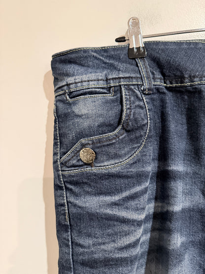 Cut Label Cut Off Denim Shorts - 98cm waist