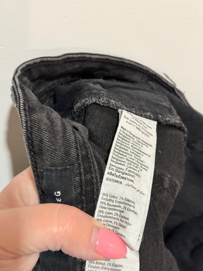 Cotton On Mens Black Tapered Leg Jeans - Size 30