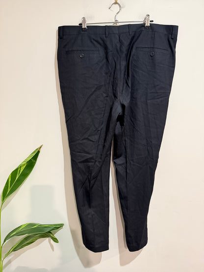Zanebono Black Wool Blend Dress Pants - Size 40”