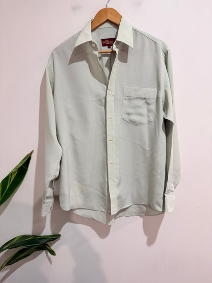 Du Côté Monsieur Sage Green Shirt - Size 2 - 60cm u/arm