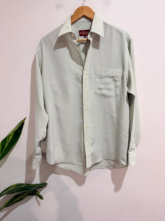 Du Côté Monsieur Sage Green Shirt - Size 2 - 60cm u/arm