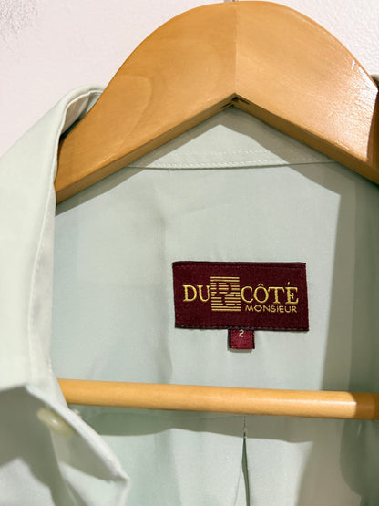 Du Côté Monsieur Sage Green Shirt - Size 2 - 60cm u/arm