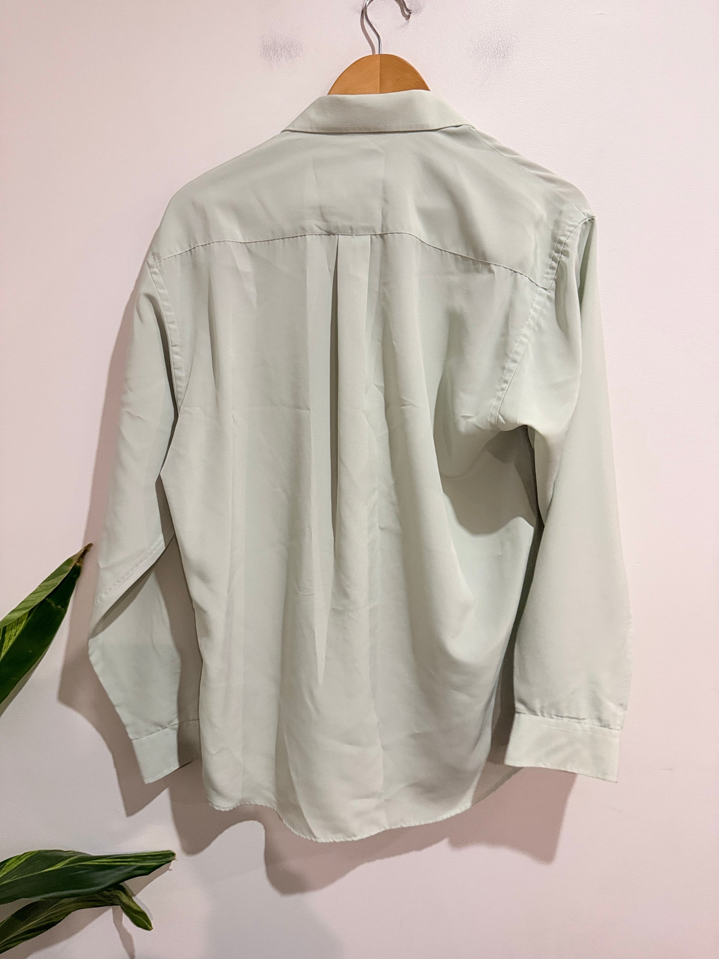 Du Côté Monsieur Sage Green Shirt - Size 2 - 60cm u/arm