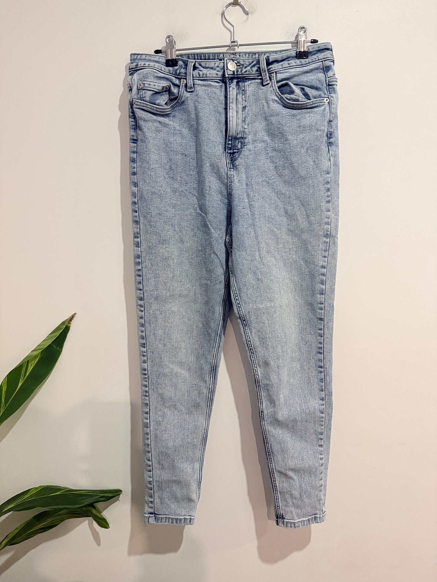 H&H Light Wash High Rise Skinny Jeans - Size 14