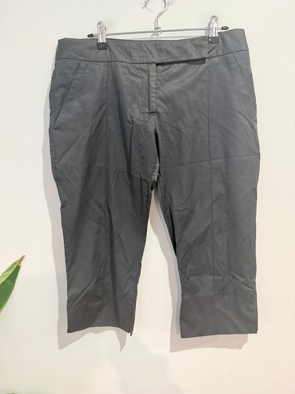 Staxs Grey Cropped Pants - Size 8