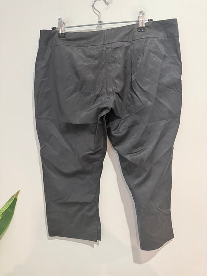 Staxs Grey Cropped Pants - Size 8