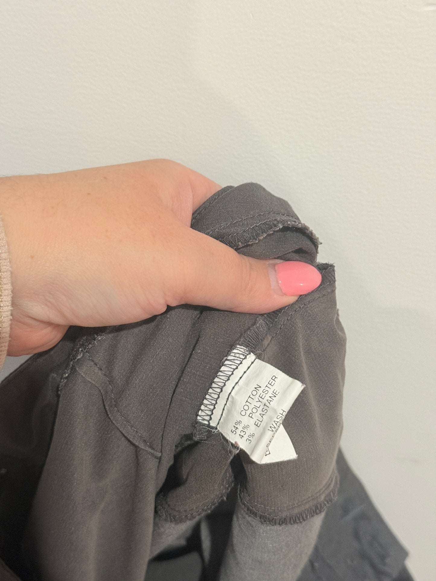Staxs Grey Cropped Pants - Size 8