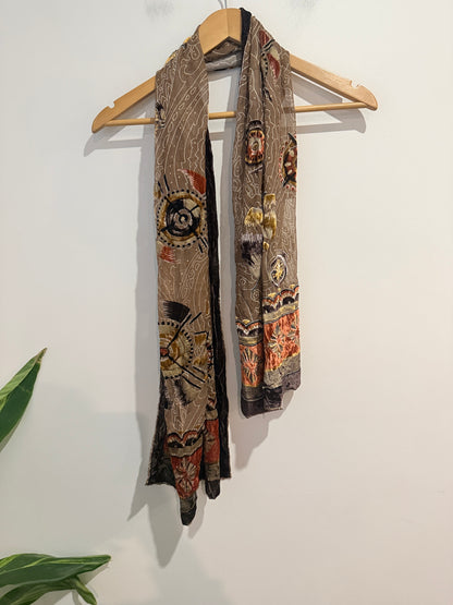 Devoré Print Scarf