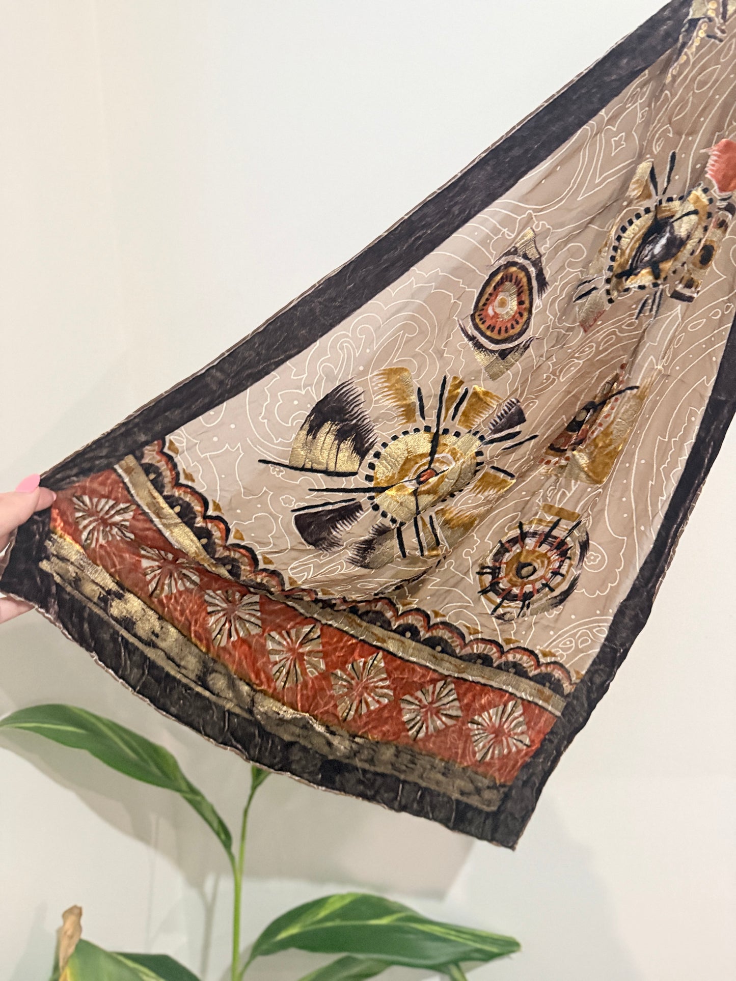 Devoré Print Scarf