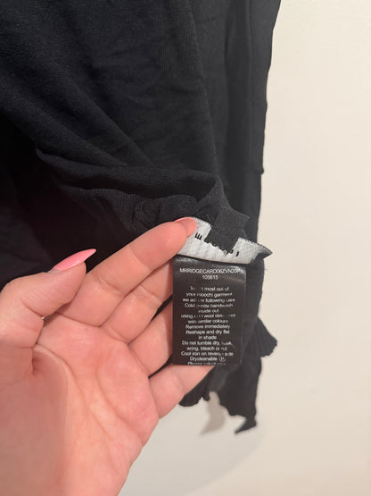 Moochi Black V-Neck Cardigan - Size M