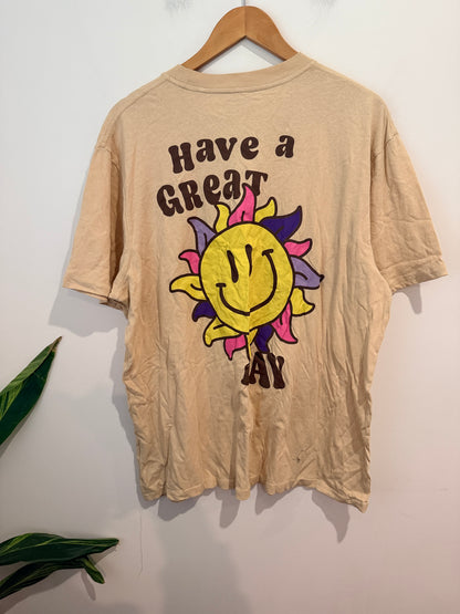 Hallenstein Brothers "Have a Great Day" Sun Graphic Tee - XL
