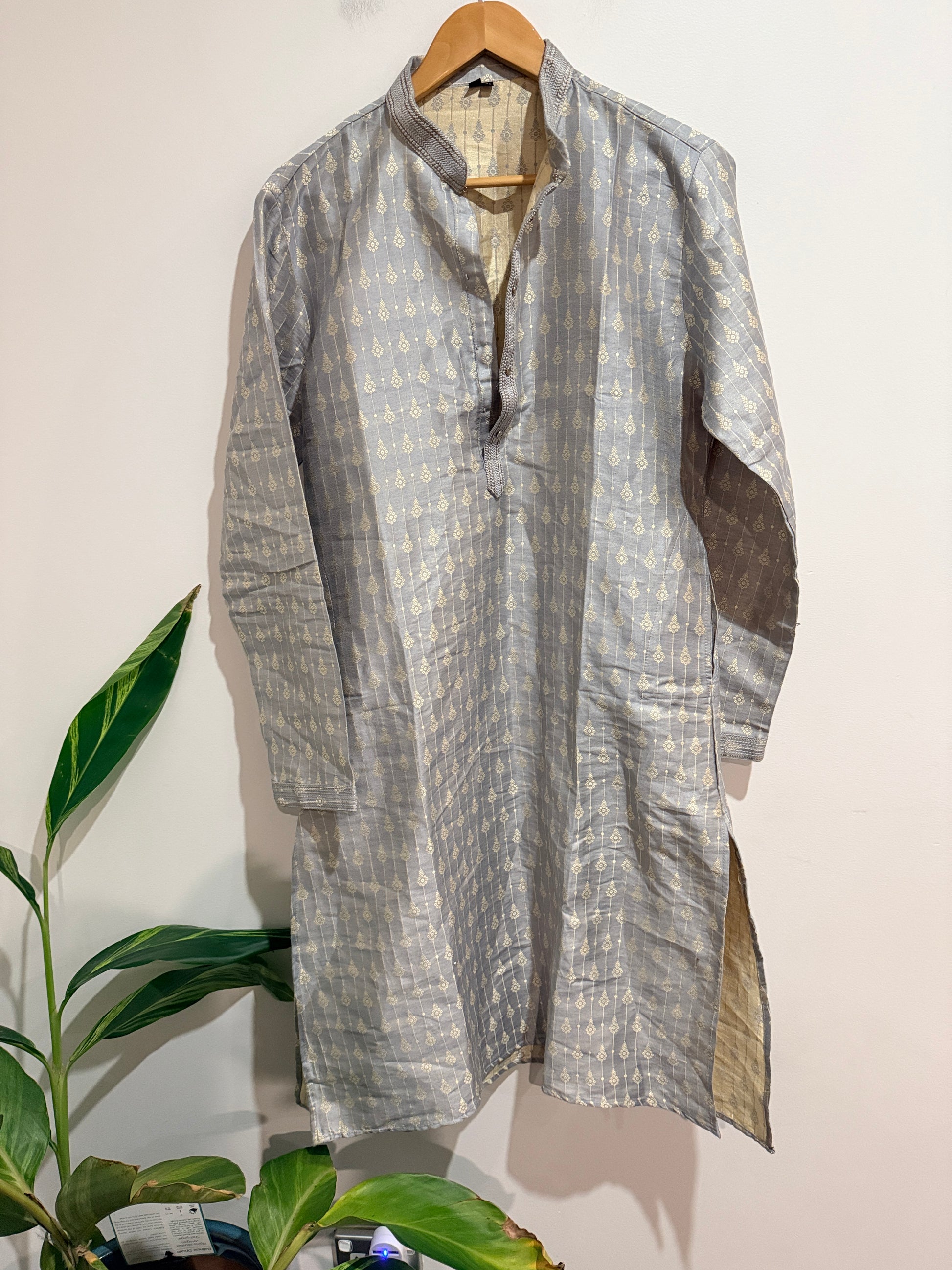 Men's Long Kurta Size 40cm | U/Arm to U/Arm 57cm