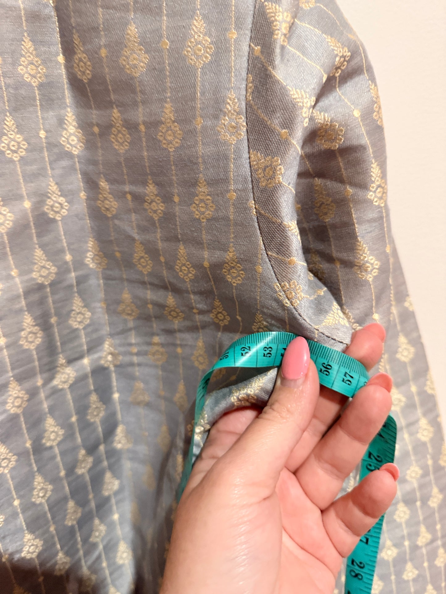 Men's Long Kurta Size 40cm | U/Arm to U/Arm 57cm