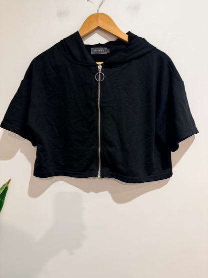 Mirrou Crop Hoodie Size S