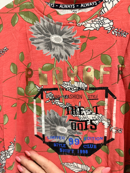 Always Long-sleeve T-shirt Size 36 | U/Arm to U/Arm 48cm
