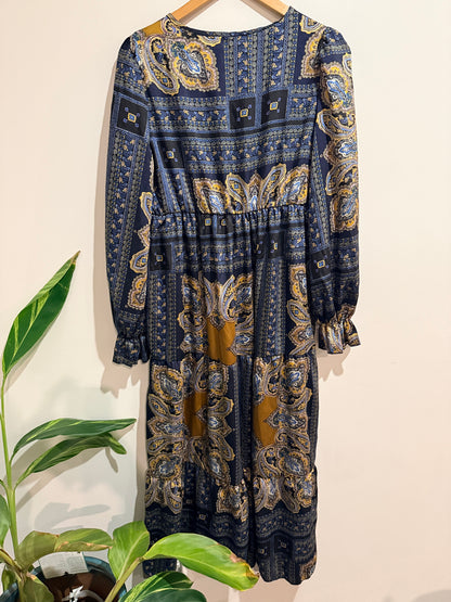 Emery Rose Paisley Print Dress Size L