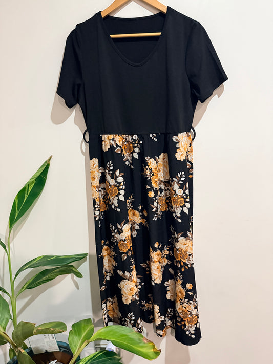 Shein Floral Print Dress Size XL