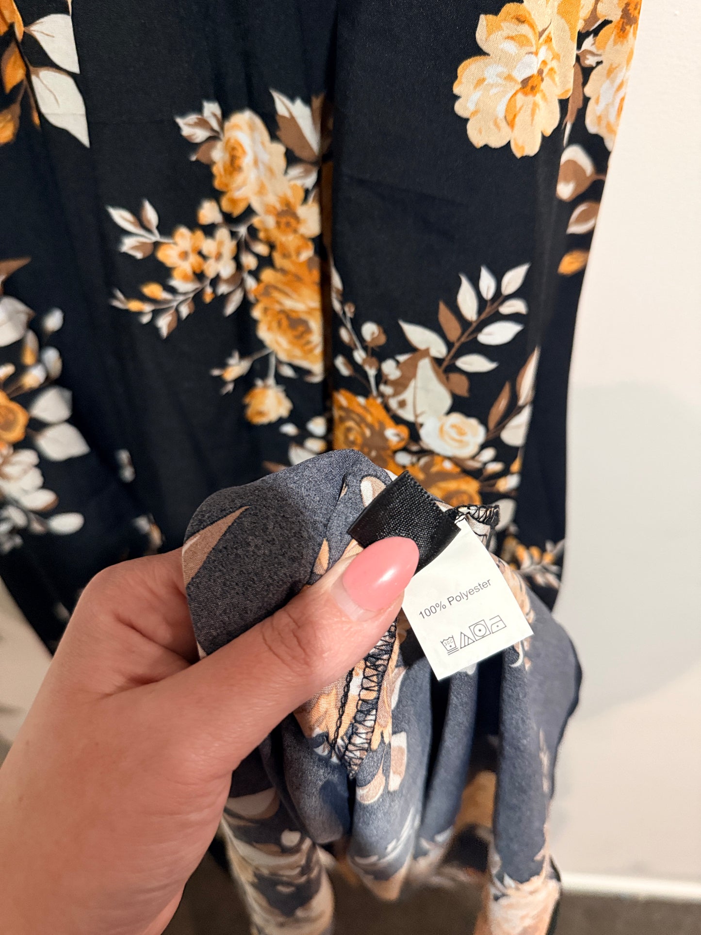 Shein Floral Print Dress Size XL