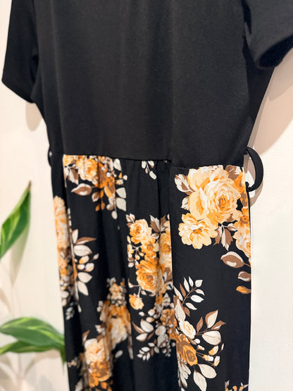 Shein Floral Print Dress Size XL