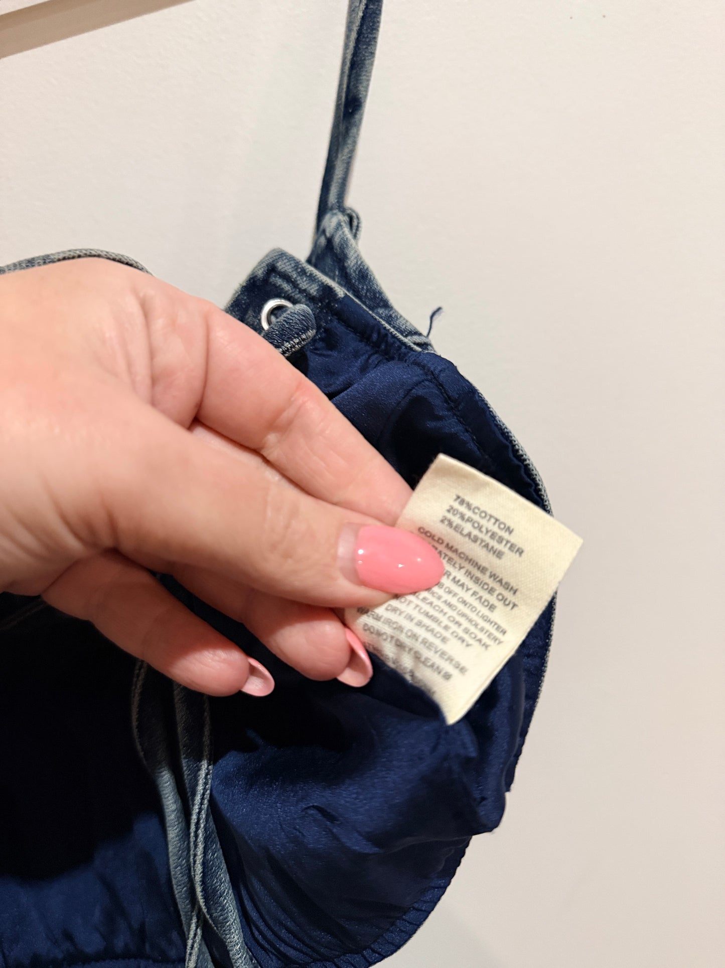 Glassons Denim Corset Top Size 10