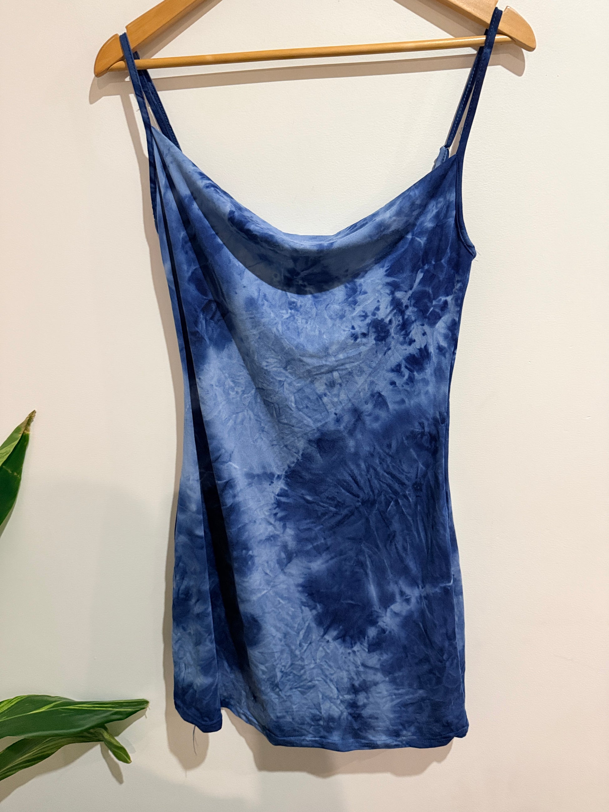 tie-dye mini dress