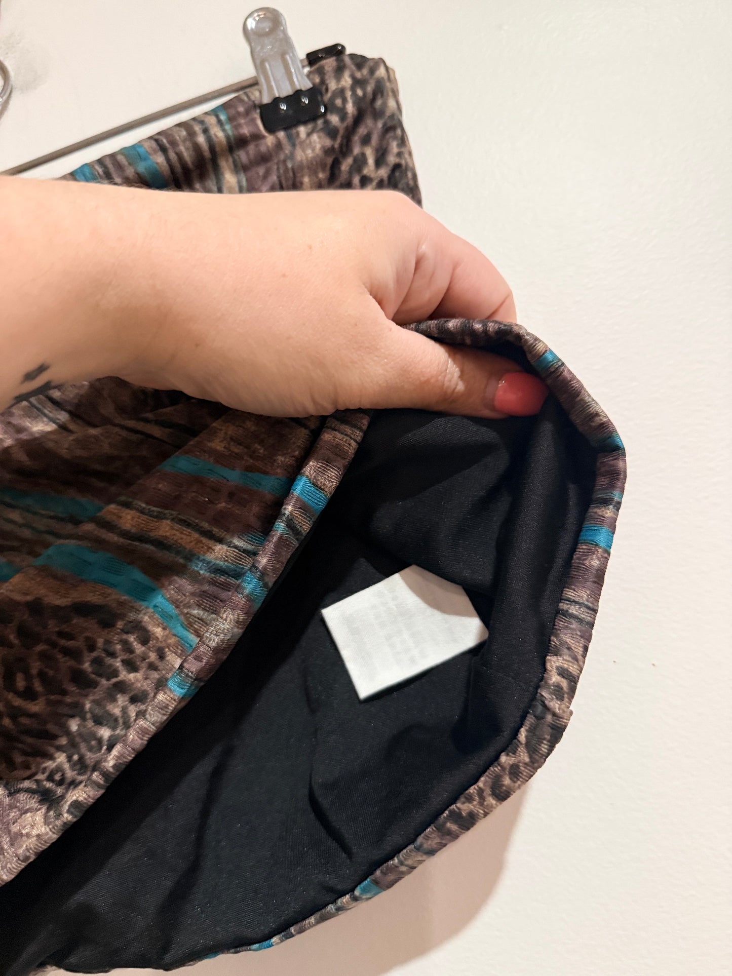 Glassons Brown Animal Print Tube Top - Medium