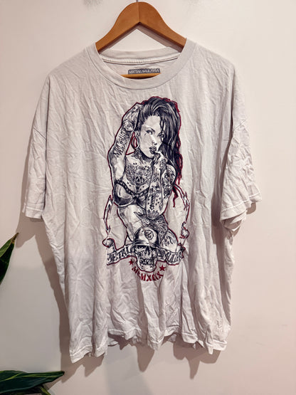 Metal Mulisha Graphic White T-Shirt - 2XL