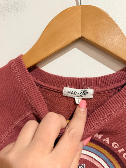 Mac + Ellie "Make Your Own Magic" Unicorn Sweat Dress - Size 5