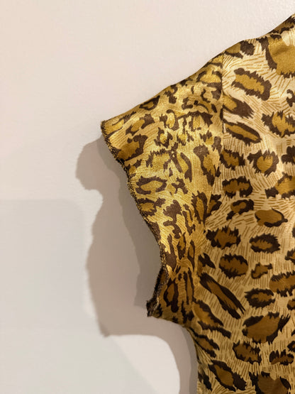 Brand Unknown Animal Print Top - 44cm u/arm