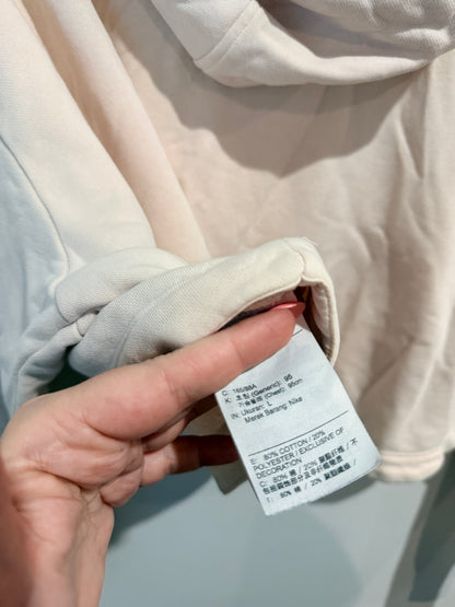 Nike Air Light Pink Cropped Hoodie - L