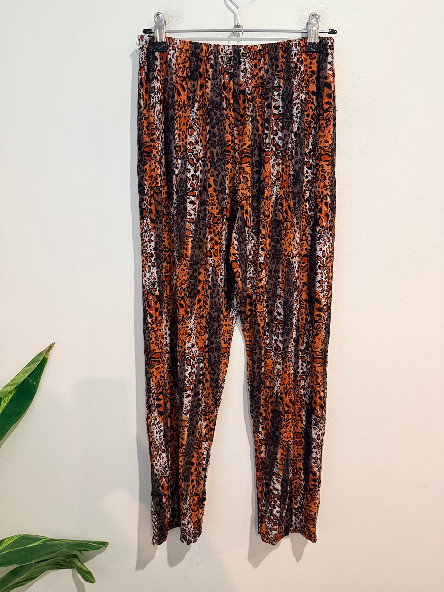 Brand Unknown Leopard Print Pants - 62cm Waist