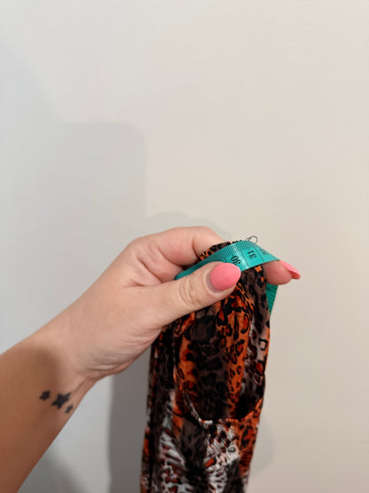 Brand Unknown Leopard Print Pants - 62cm Waist