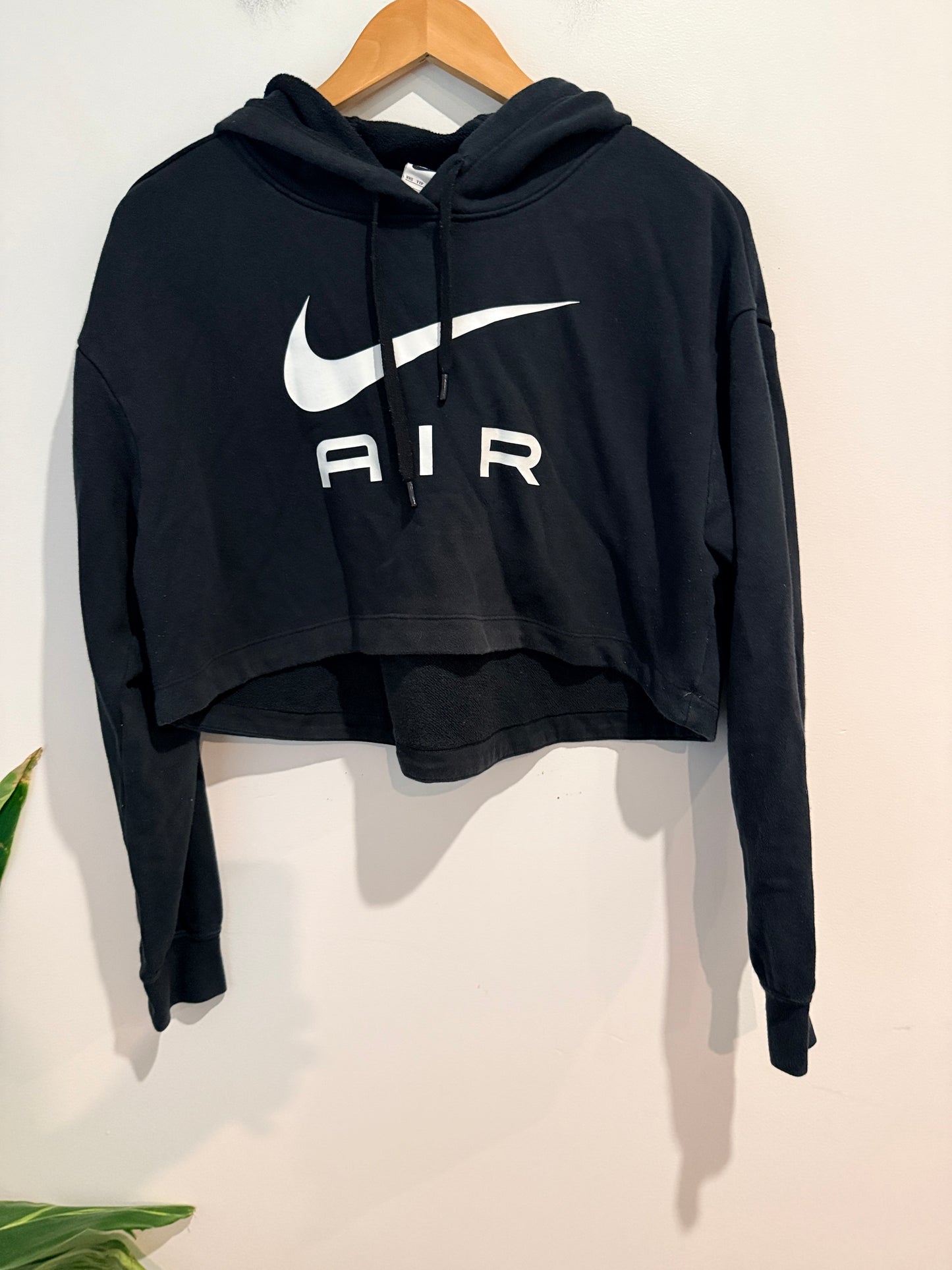 Nike Air Cropped Hoodie Black - Size XXS (marks on back)