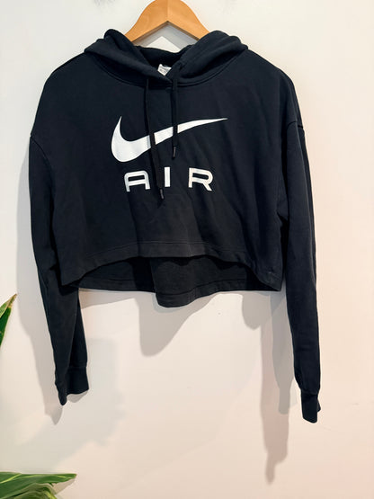 Nike Air Cropped Hoodie Black - Size XXS (marks on back)