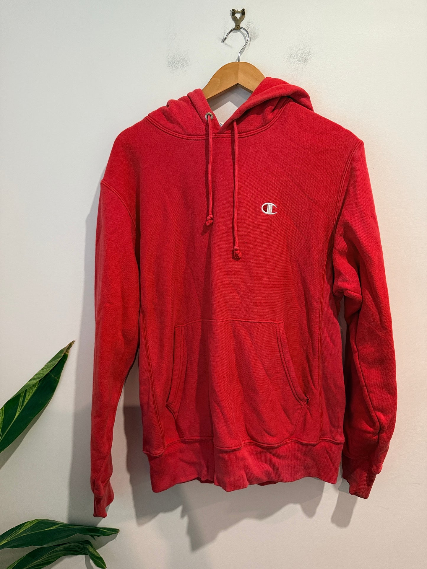Champion Reverse Weave Hoodie Red - Size M