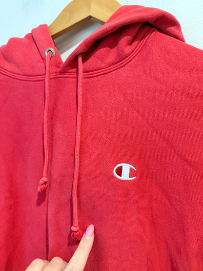 Champion Reverse Weave Hoodie Red - Size M