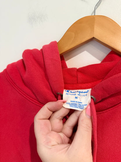 Champion Reverse Weave Hoodie Red - Size M