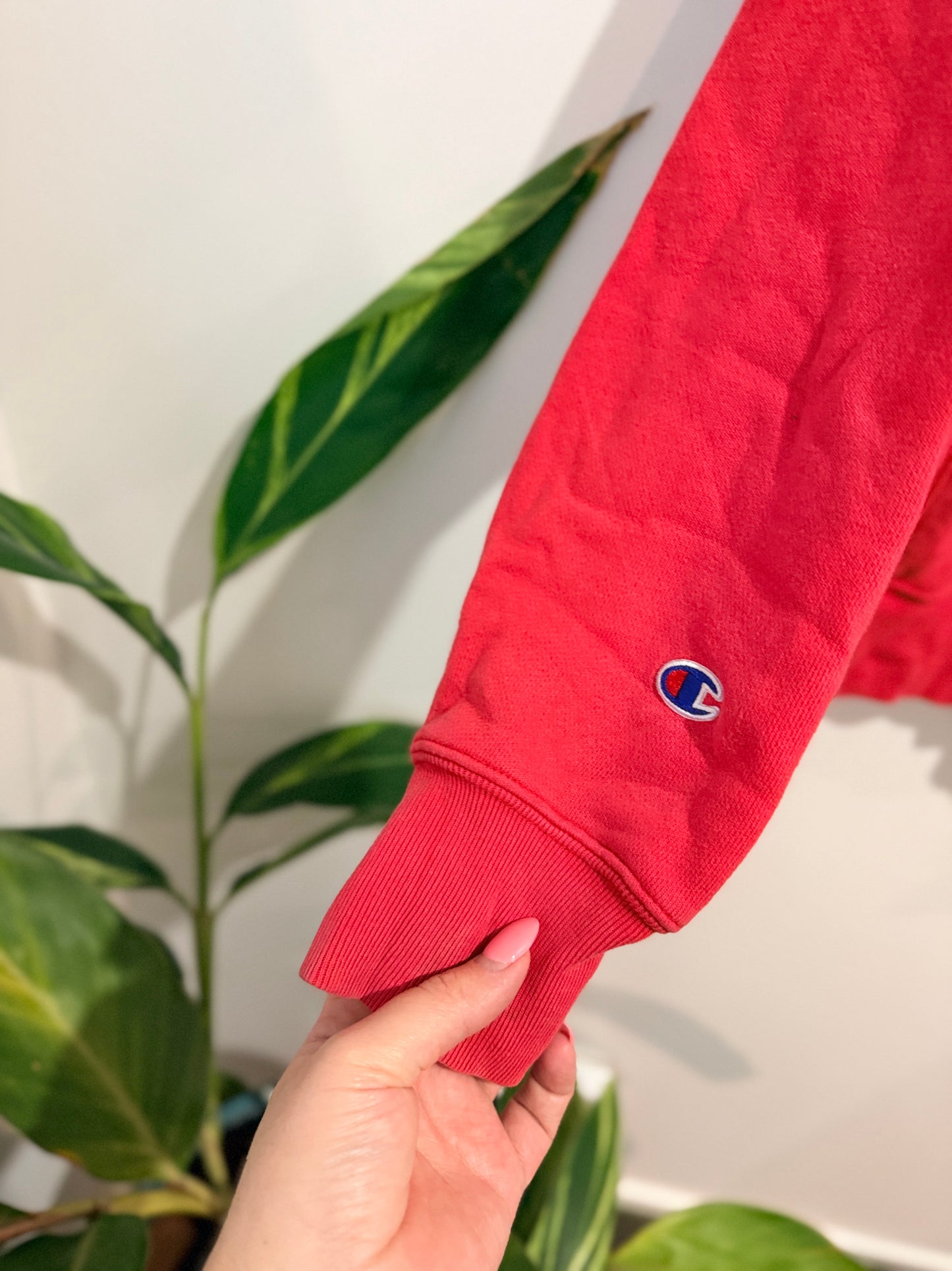 Champion Reverse Weave Hoodie Red - Size M