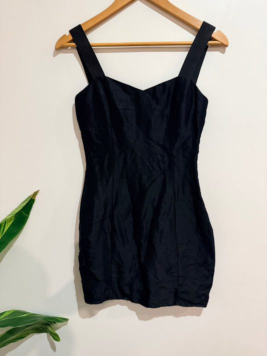 Madame Hawke Sweetheart-neck Mini Dress Size 8