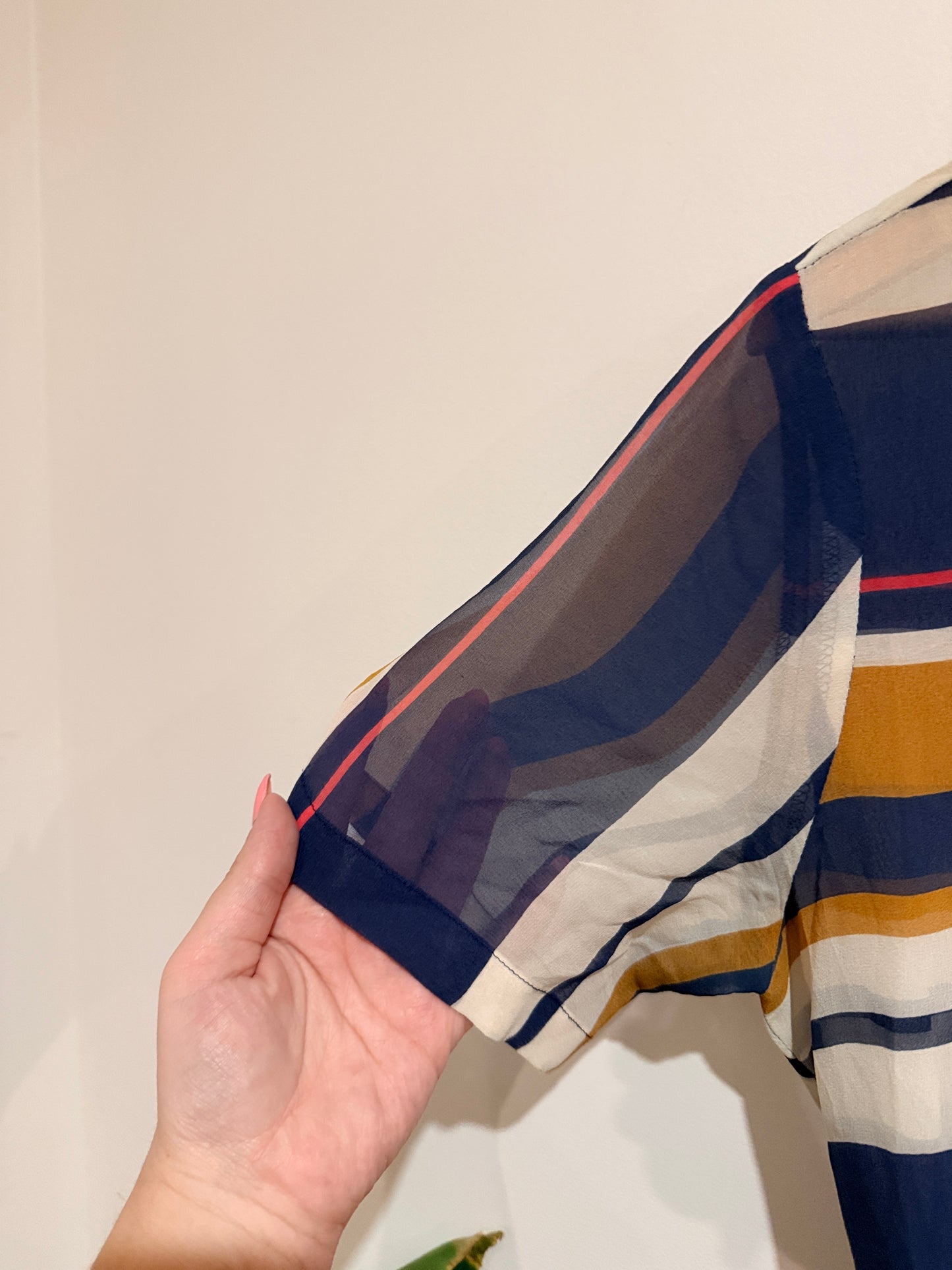 Ingrid Starnes (NZ Made) Stripe Dress Size S
