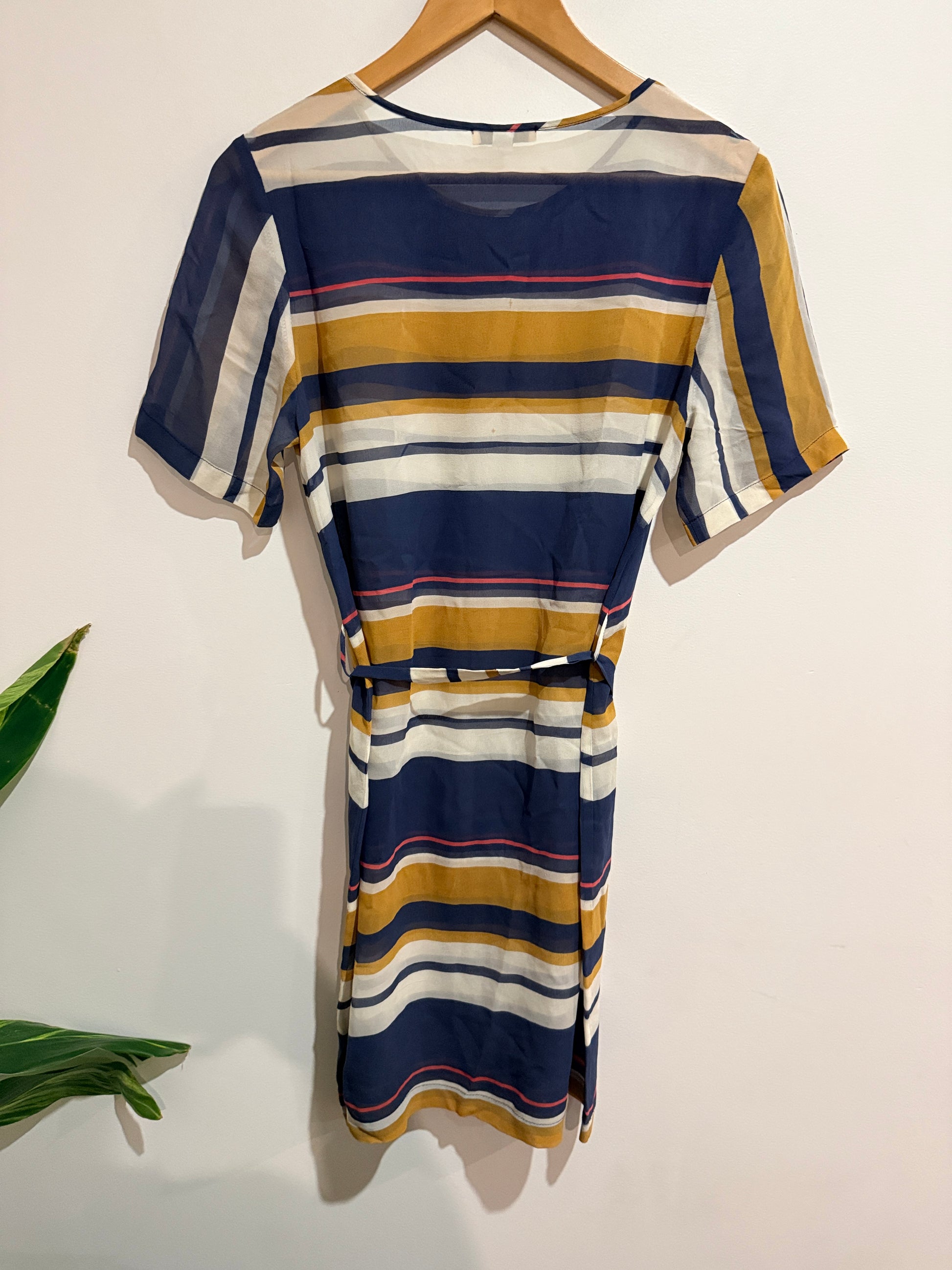 Ingrid Starnes (NZ Made) Stripe Dress Size S